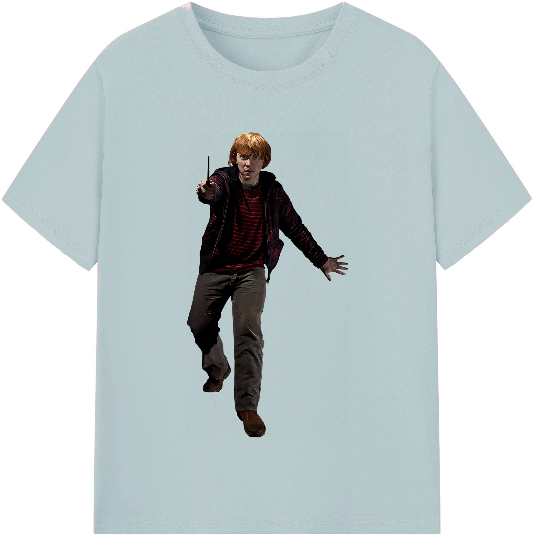 （画像用） Harry Potter ハリー・ポッターシリーズ 綿100％半袖Tシャツ（フロントプリント）